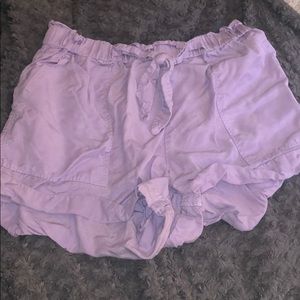 Lavender shorts